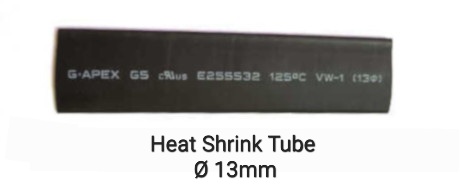 Heat Shrink Tube ø13mm 100m/roll Black
